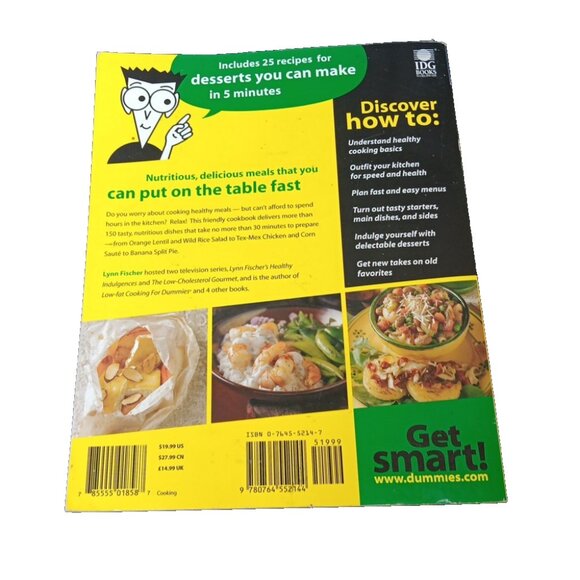 Quick and Healthy Cooking for Dummies by Lynn Fischer – 2000 - Picture 2 of 16
